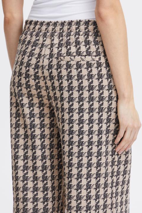Actual product image Ichi IHKATE HOUNDSTOOTH WIDE PA 20120296 (L)
