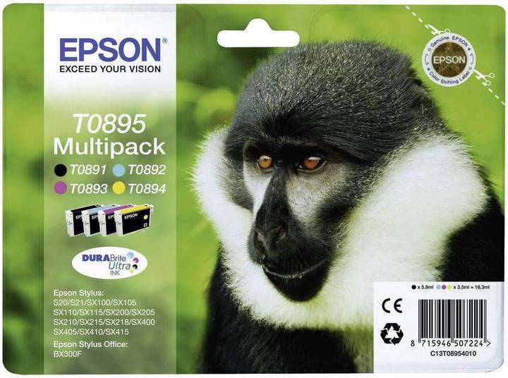 Immagine prodotto Epson Original T0895 Druckerpatronen-Set (4-farbig)