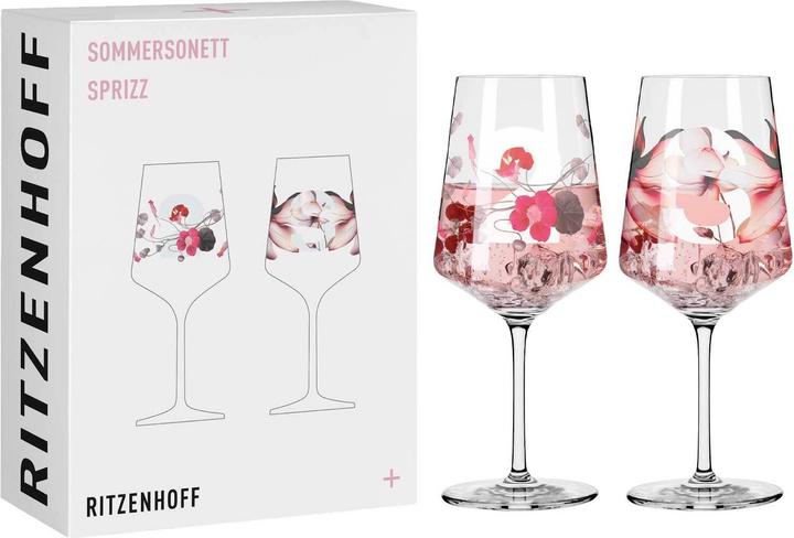 Produktbild Ritzenhoff Aperitifgläser Blumen & Zahlen Sommersonett (5.44 dl, 2 x, Aperitifgläser)