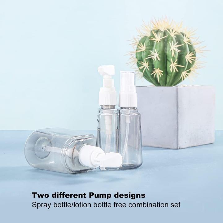 Actual product image Swissdetector Practical and Elegant 4 in 1 Travel Bottle Set - 50Ml - Green (Case)