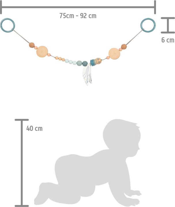 Produktbild small foot Baby Kinderwagenkette „Seaside”