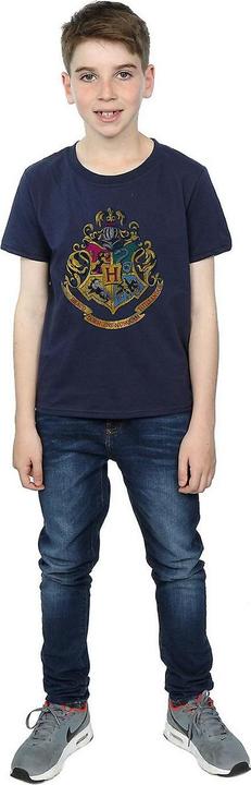 Immagine prodotto Maglietta in cotone con stemma di Hogwarts per ragazzi (128)