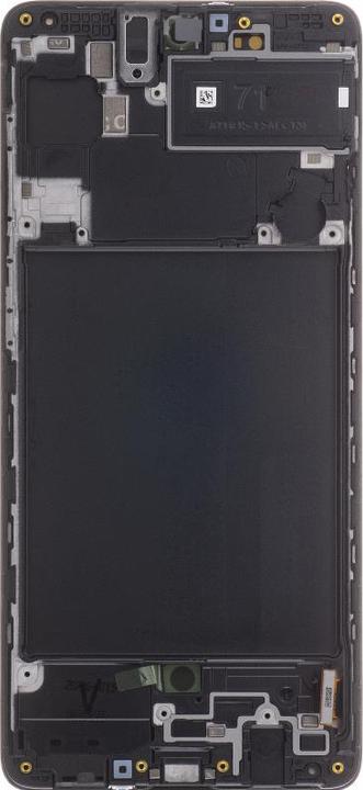 Actual product image Samsung LCD Display +Touch Unit A715 Galaxy A71 Black (Service Pack) (Display)