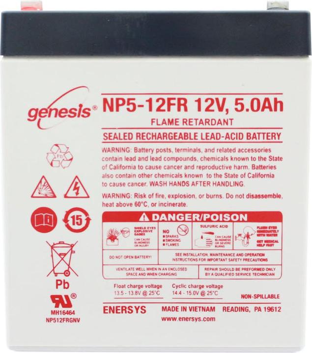 Produktbild Hawker Energy Akku Enersys Genesis NP5-12 Akku Blei PB 12Volt 5Ah (12 V, 5 Ah)