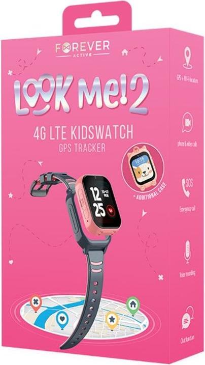 Actual product image Forever Smartwatch GPS WiFi 4G Kids KW-510 pink (4G)