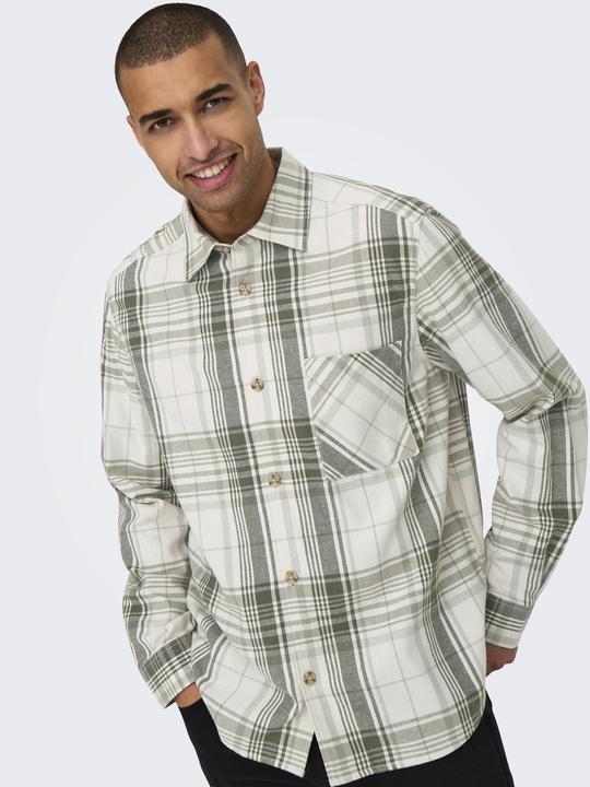Produktbild Only & Sons Normal geschnitten Hemdkragen Hemd Hemd (XL)