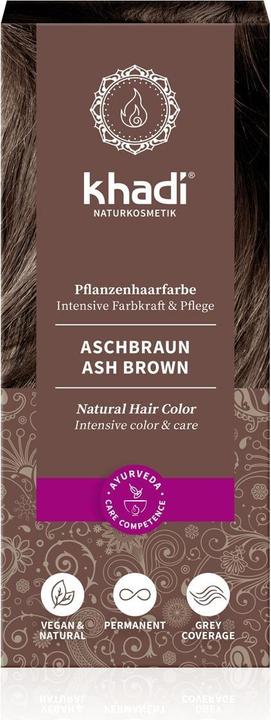 Khadi Ash brown - dull, medium brown without red components (Ash Brown)