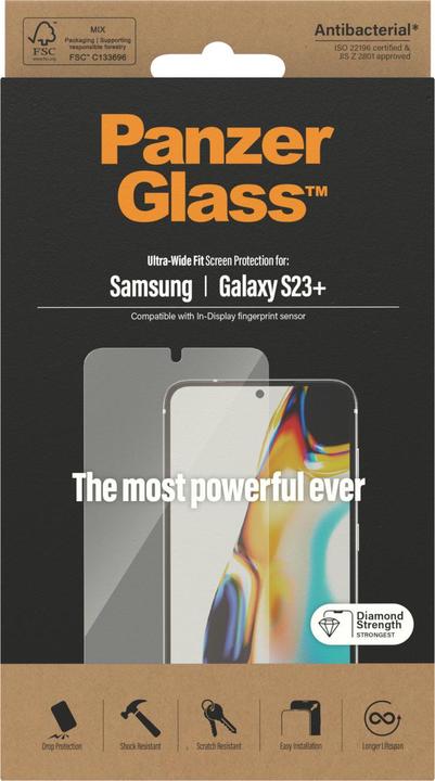 Productafbeelding PanzerGlass Ultra-Wide Fit (1 Stuk, Samsung Galaxy A14 5G, Samsung Galaxy A14)