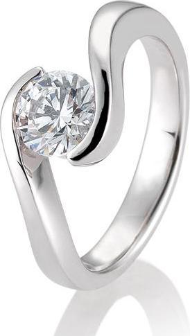 Breuning Ring Schwung 0,80-1,50 ct. (51, 585/14 K Gold)