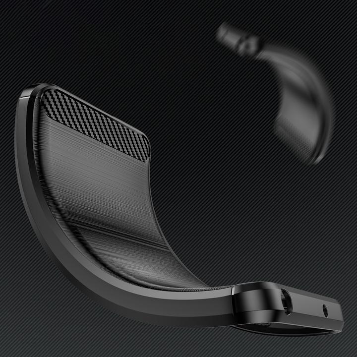 Produktbild Hurtel Carbon Case Flexibles Silikon für Xiaomi 15 Ultra - Schwarz (Xiaomi 15 Ultra)