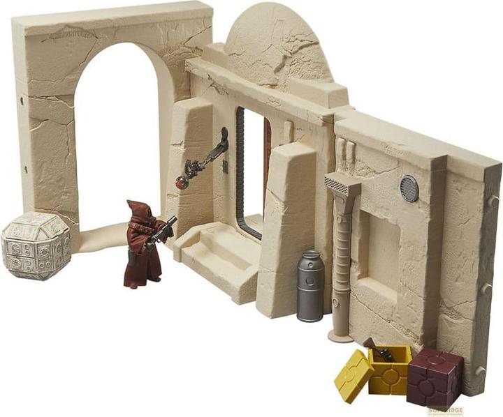 Hasbro Star Wars Episode IV Vintage Collection Playset Streets of Mos Eisley mit Jawa Action Figure