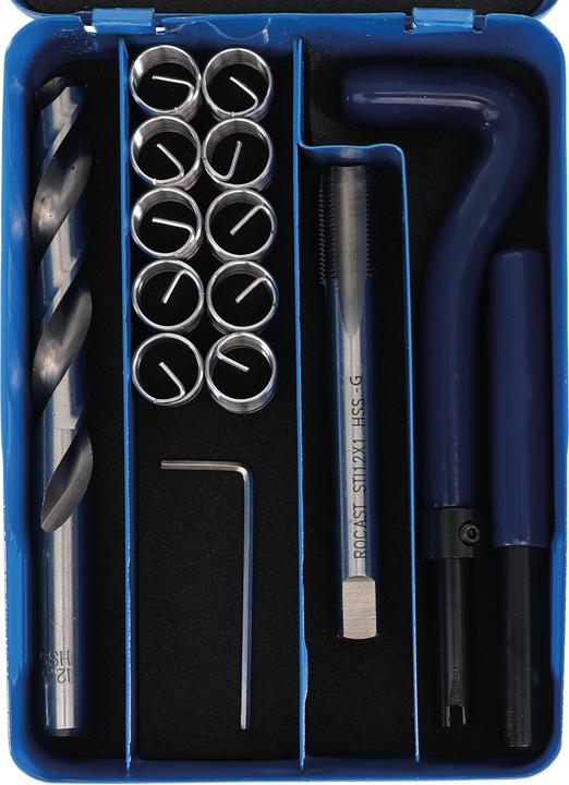Actual product image BGS Thread Repair Kit M12 x 1.0 mm 14 pcs.
