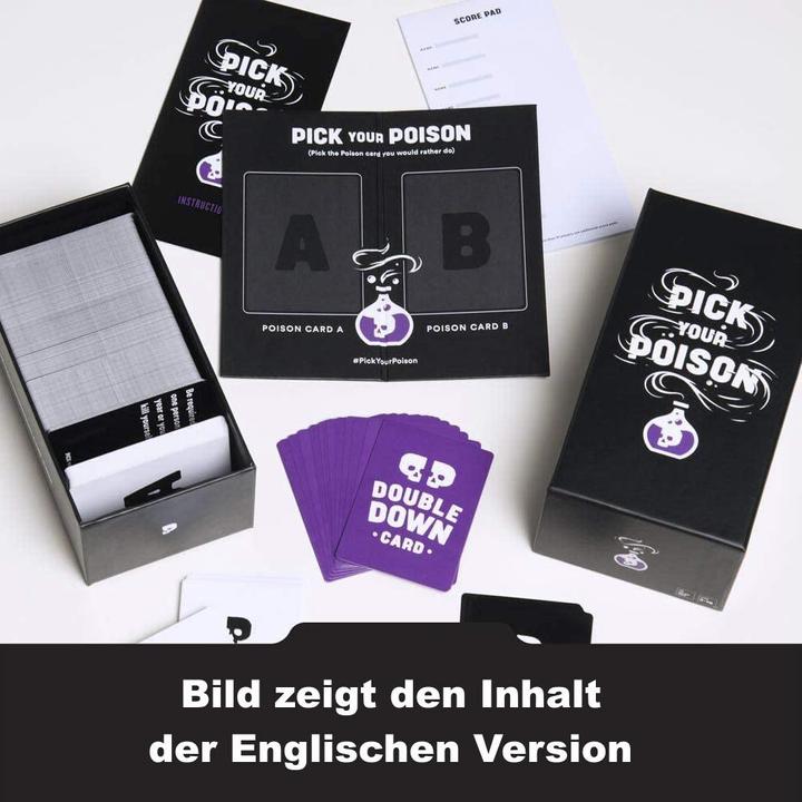 Actual product image Dyce Games Pick your poisen Family Edition - Das "Was würdest Du lieber tun?" Partyspiel (German)