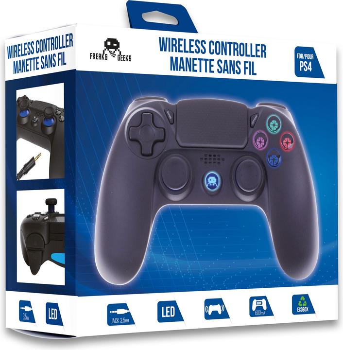 Actual product image Freaks and Geeks Joypad Wireless Bluetooth PS4 Nero F&G (PS4)