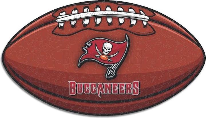 Produktbild Iconic NFL - Tampa Bay Buccaneers – Football mit Logo - Holz Puzzle Grösse S (150 Teile) (150 Teile)
