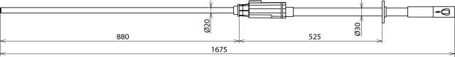 Produktbild Dehn 767 733 SpannungsprÃ¼fer Typ PHE III 3-30KV