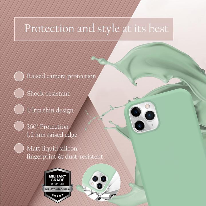 Productafbeelding Cadorabo TPU Liquid Silicone Case Cover (Apple iPhone 11 Pro)