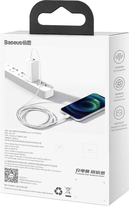 Produktbild Baseus Superior USB Typ C – Lightning (1 m, USB 2.0)