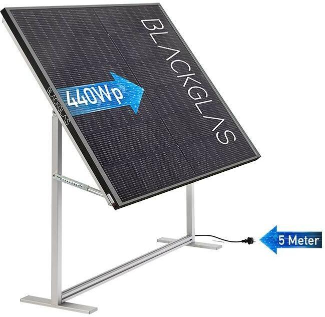 Actual product image Blackglas Solar system ECOtablet 440 W (440 W)
