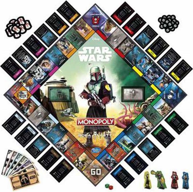 Produktbild Monopoly Star Wars Boba Fett Edition Brettspiel für Kinder ab 8 Jahren (Englisch)