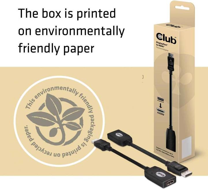 Actual product image Club 3D DP zu (HDMI, 15 cm)