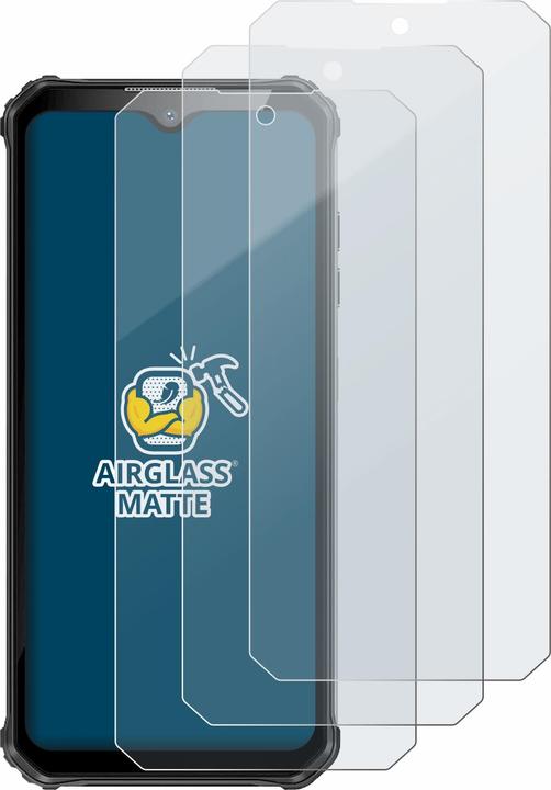 Actual product image BROTECT AirGlass Glass Matte (3 Piece, Oukitel WP22)