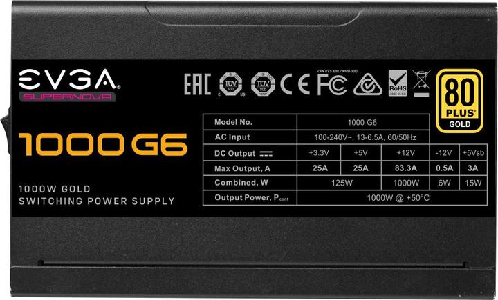 Produktbild EVGA SuperNova 6 (1000 W)