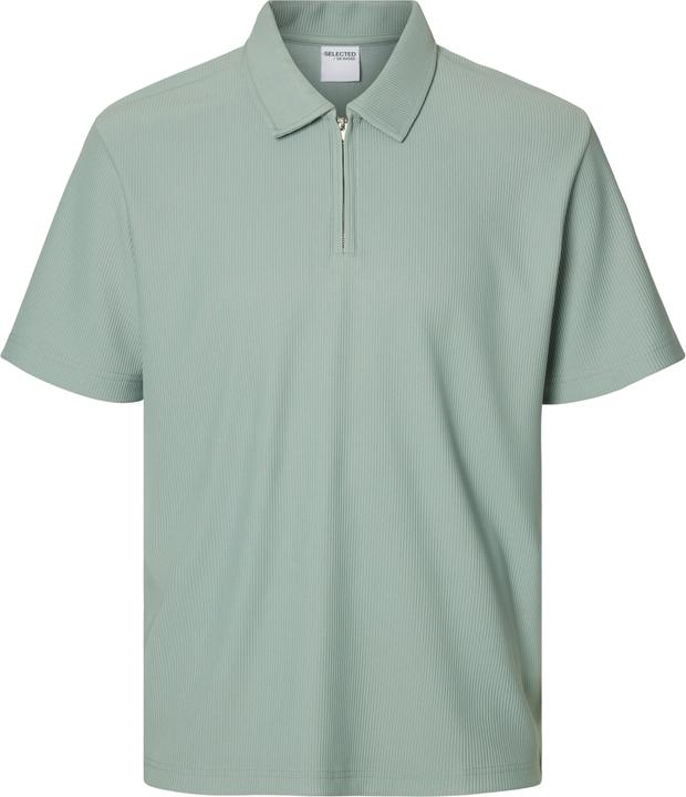 Selected Homme Half-Zip Plissee Polo shirt (S)