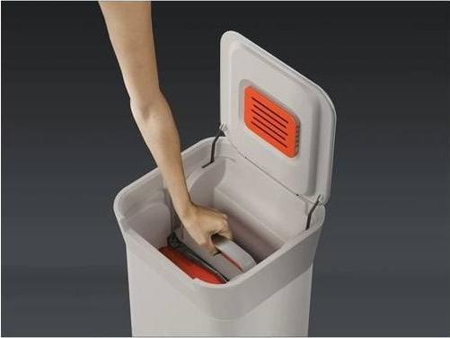Actual product image Joseph Joseph Titan Recycling Station Stone, plastic/stainless steel, 39x33x6 (30 l)