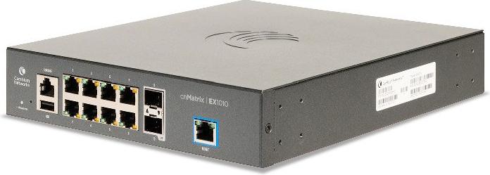 Image du produit Cambium Networks cnMatrix EX1010 Intelligent Ethernet Switch 8 1-Gbps and - Commutateur - fibre optique (L (8 Ports)