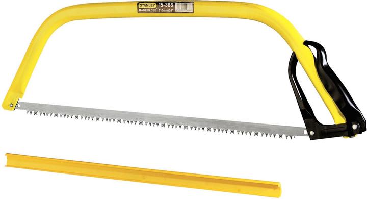 Produktbild Stanley Bügelsäge Hobelzahnung (610 mm Länge, Hardpoint-Hobelzahnung, ergonomischer Spanngriff, Schw