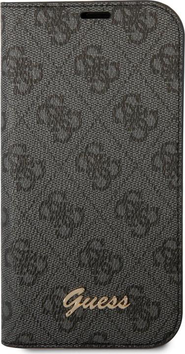 Immagine prodotto Guess GUBKP14SHG4SHK iPhone 14 6.1" czarny/nero libro 4G Vintage Gold Logo (Apple iPhone 14, Apple iPhone 13)