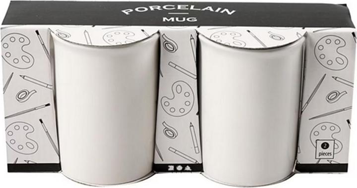 Creativ Company Porzellantasse 2 Stück (250 ml, 2 x)
