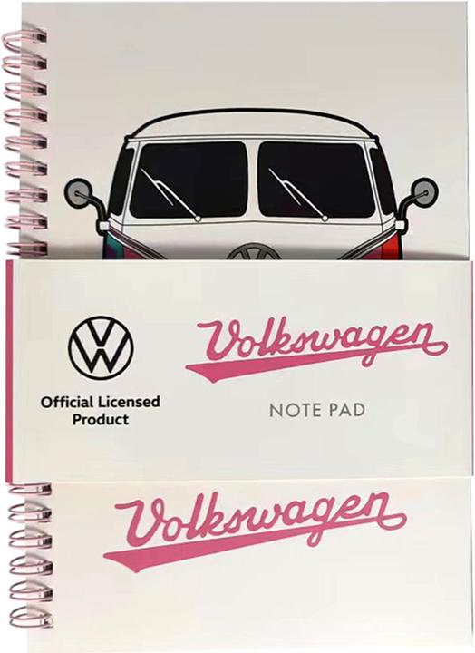Produktbild Puckator Volkswagen VW T1 Bulli Summer Love A5 liniertes Notizbuch mit Spiralbindung (A5, Liniert, Harter Einband)