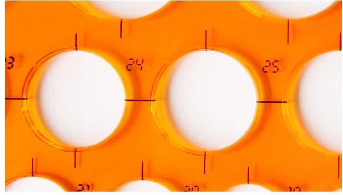 Produktbild Rumold Kreisschablone 1-35 mm (270 cm)