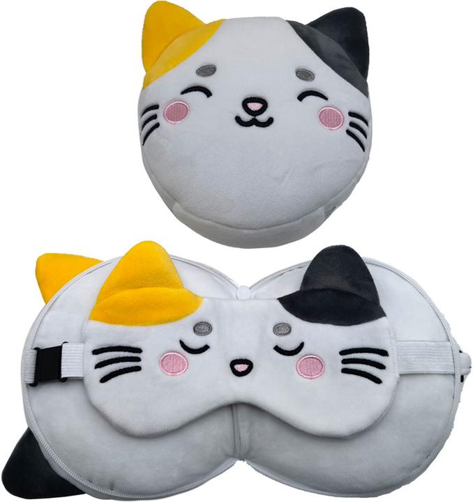 Produktbild Puckator Relaxeazzz  Adoramals Lola Katze (Kopf- & Nackenkissen, Schlafmaske)