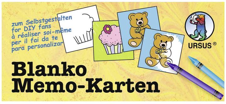 Produktbild Ursus Blanko Memo Karten