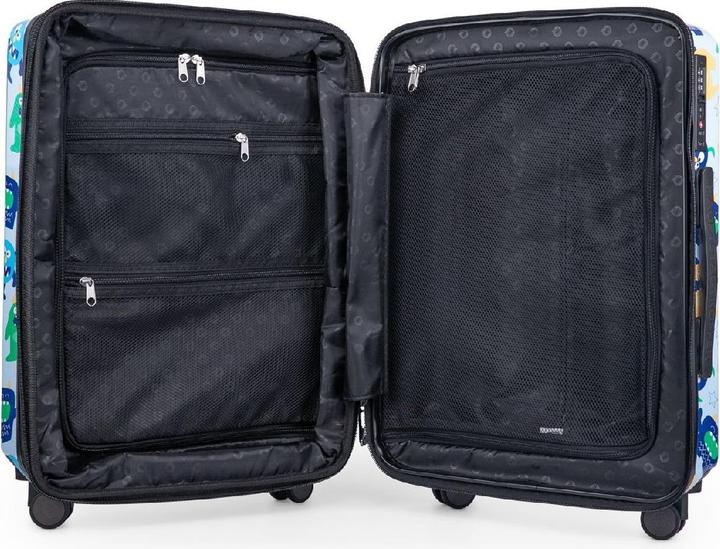 Immagine prodotto Hauptstadtkoffer Centro - Valigia per bambini, bagaglio a mano, guscio duro, Mostri (37 l, Bagaglio a mano (fino a 50 litri))