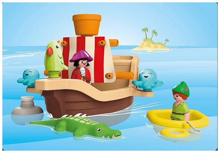 Actual product image Playmobil 71769 JUNIOR & Disney: Peter Pan's pirate ship with water splashing fun (71769, Playmobil Junior)