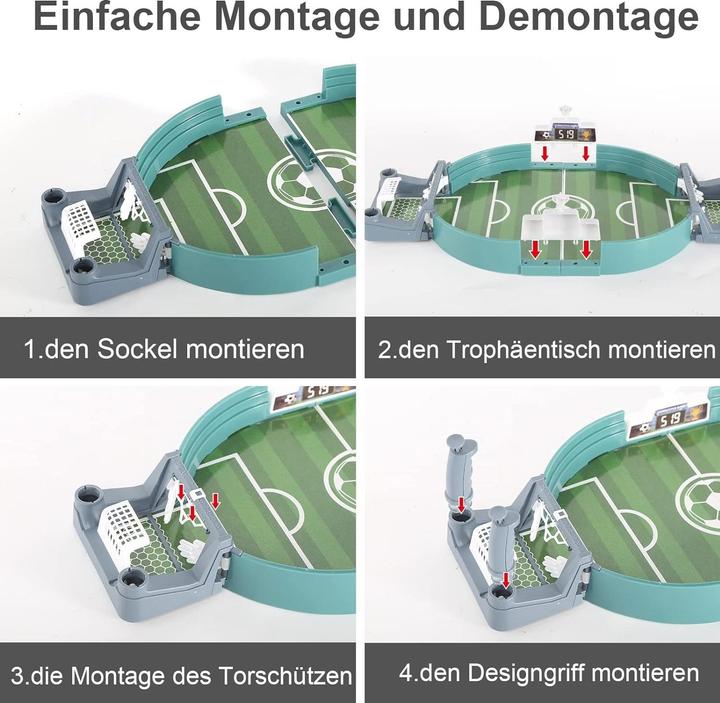 Produktbild Cbx Kickertisch Tischfussball Fussball-Flipper, Fussballspiel Small