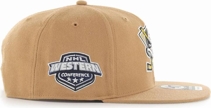 Produktbild 47 Brand Snapback Cap - Sure Shot Anaheim Ducks Camel Beige (One Size)