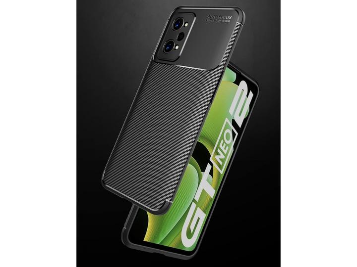 Produktbild Screenguard Realme GT Neo2 Hülle Carbon Design TPU Case (Realme GT Neo 2)