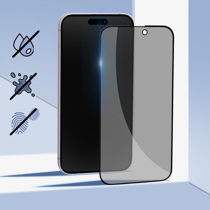 Produktbild Avizar Privacy Displayfolie, gehärtetes Glas (1 Stück, Apple iPhone 14 Pro Max)
