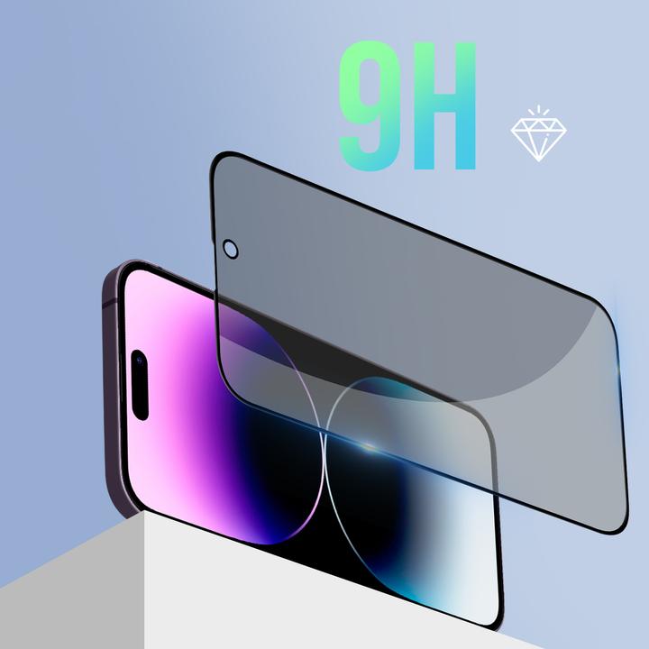 Produktbild Avizar Privacy Displayfolie, gehärtetes Glas (1 Stück, Apple iPhone 14 Pro Max)