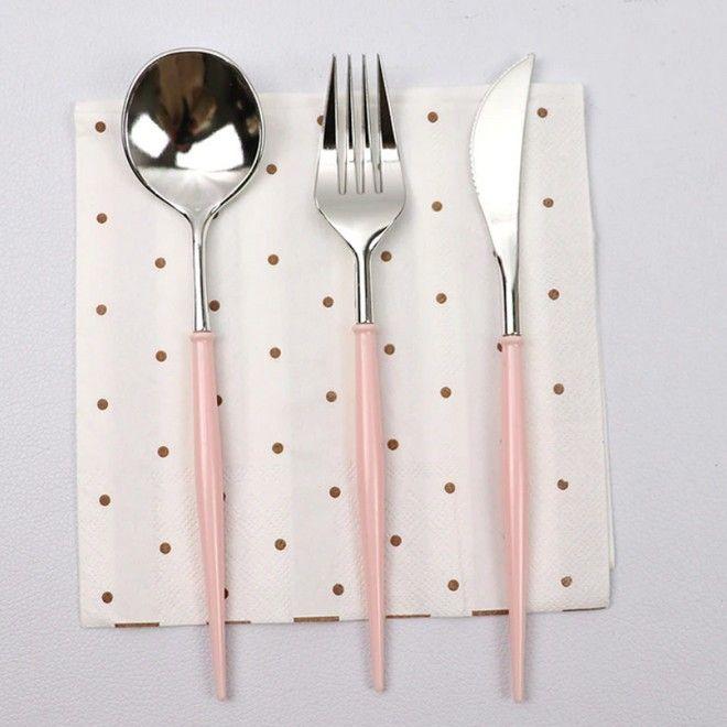Produktbild MU Style Fun Series Einweg Besteck (24-tlg. Set) (1 x)