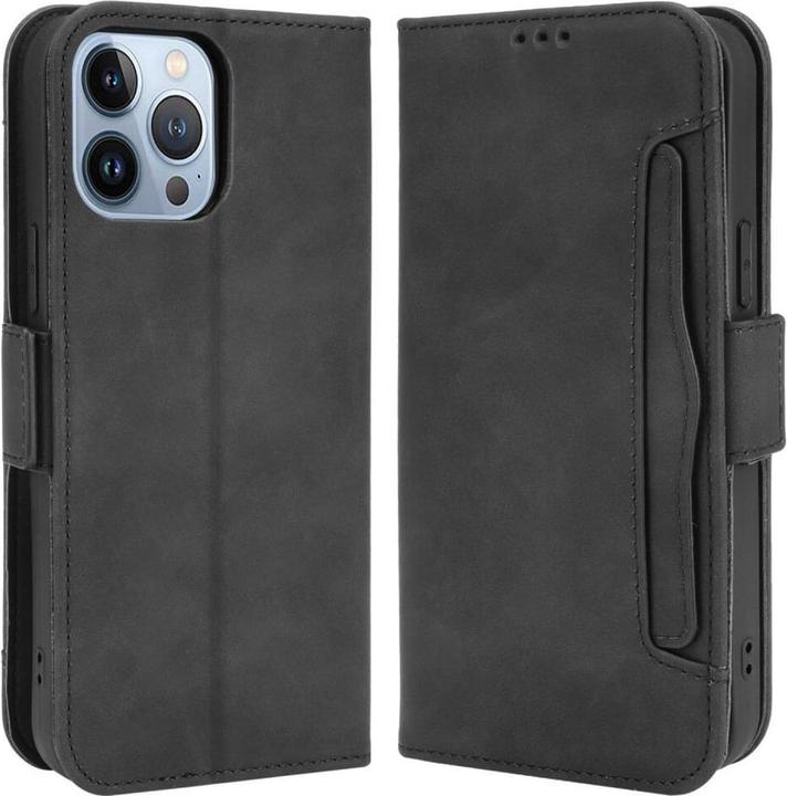 Produktbild Cover-Discount iPhone 14 - Etui mit vielen Kartenfächer schwarz (Apple iPhone 14)