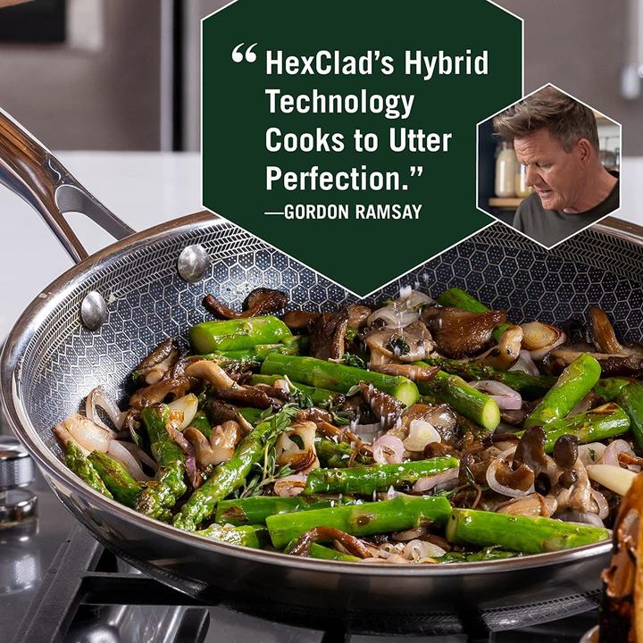 Actual product image HexClad Frying Pan 12" (30 cm, Frying pan, Stainless steel)