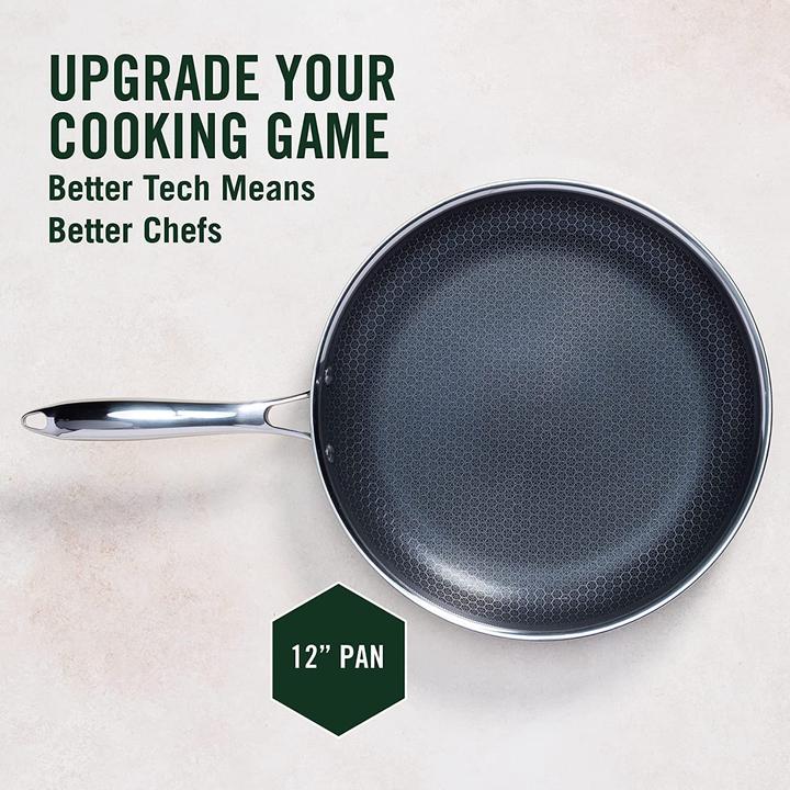 Actual product image HexClad Frying Pan 12" (30 cm, Frying pan, Stainless steel)