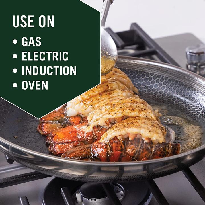 Actual product image HexClad Frying Pan 12" (30 cm, Frying pan, Stainless steel)