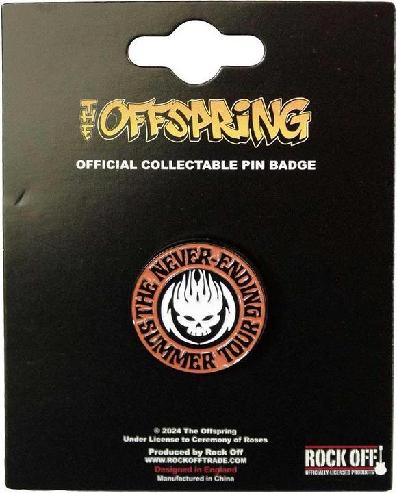 The Offspring Abzeichen The Never Ending Summer Tour Messing